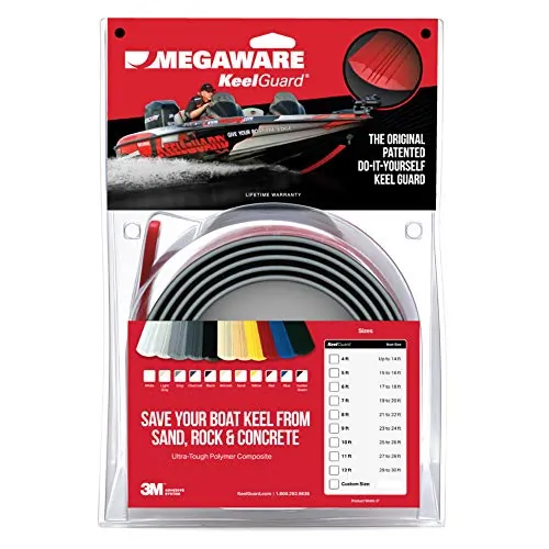Megaware 20508 — Megaware KeelGuard® - 8' - Gray