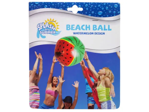 bulk buys GW737 - Vibrant 13-Inch Watermelon Beach Ball for Summer Fun