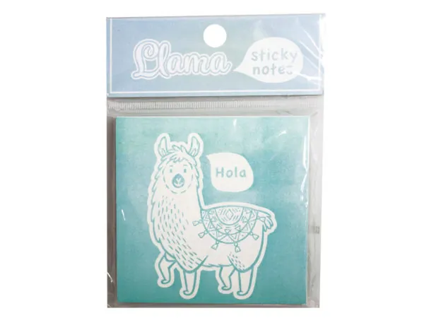 bulk buys GW739 - Llama-Themed Sticky Notes for Creative Organizing