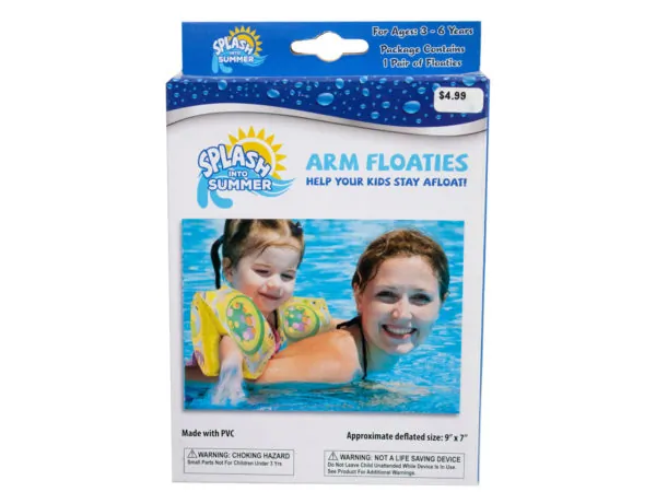 bulk buys GW743 - Colorful Kids Arm Pool Floaties for Summer Fun