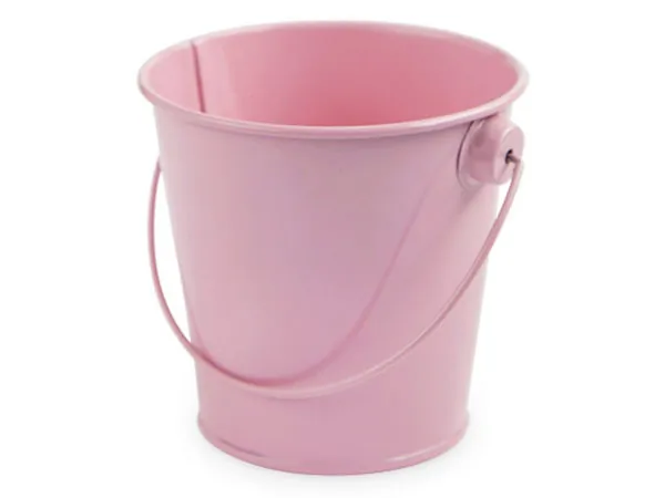 bulk buys MT797 - Cakewalk Strawberry Metal Pail - Perfect for Parties!