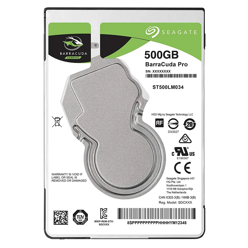 SEAGATE ST500LM034 — SEAGATE BARRACUDA 500 GB HARD DRIVE - INTERNAL - SATA (SATA/600)