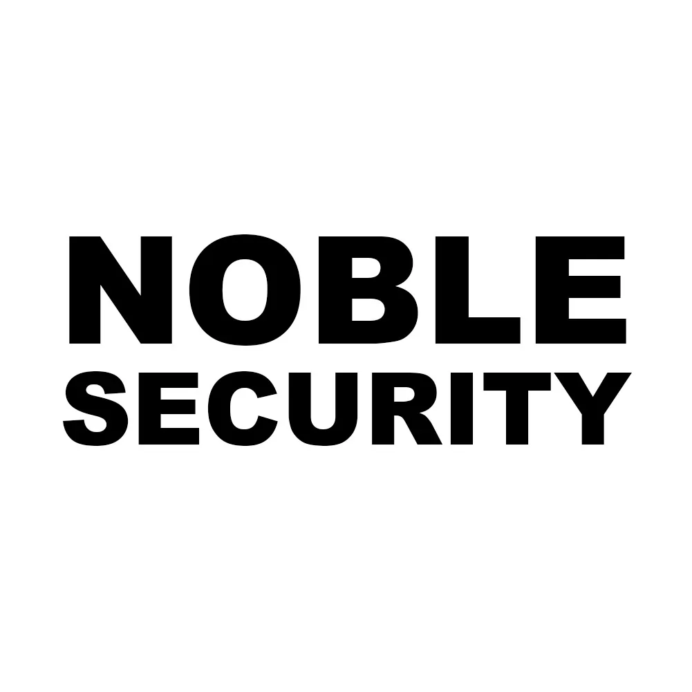 NOBLE SECURITY TZ06T — NOBLE WEDGE RESETTABLE COMBINATION LOCK WITH KEYS, CABLE TRAP AND STORAGE POUCH,