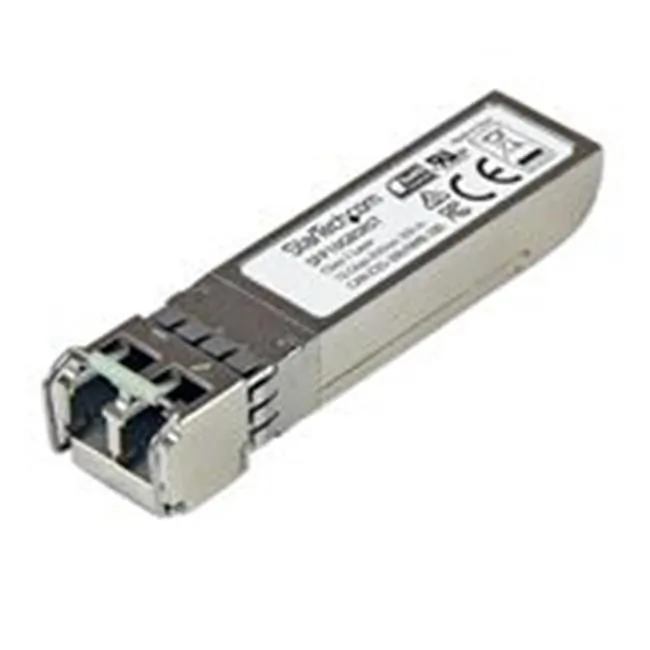 STARTECH SFP10GBSRST — MSA Uncoded SFP+ Module - 10GBASE-SR - 10GE Gigabit Ethernet SFP+ 10GbE Multi Mode Fiber (MMF) Optic Transceiver - 300m DDM - MSA Uncoded SFP+ - 10GBASE-SR 10Gbps - 10GbE Module - 10GE Gigabit Ethernet SFP+ 850nm Multi Mode (MMF) Transceiver - 300m (984ft) - LC Connector DDM - Hot-Swappable & MSA Compliant - Lifetime Warranty