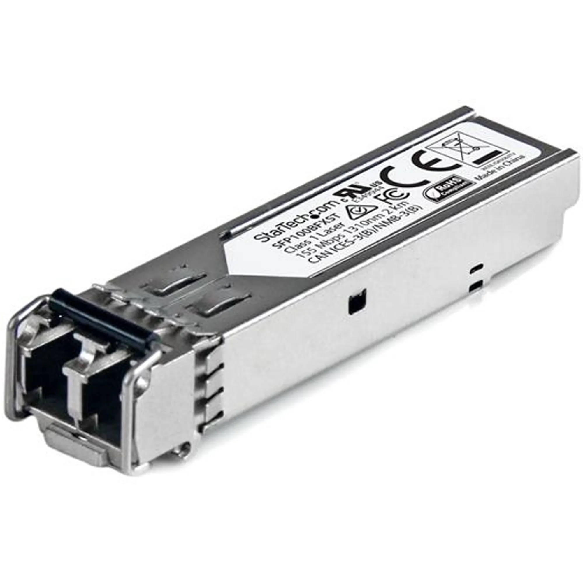 STARTECH SFP100BFXST — MSA UNCODED SFP - 100BASE-FX 100MBPS - 100MBE MODULE - 100MB ETHERNET SFP 1310NM