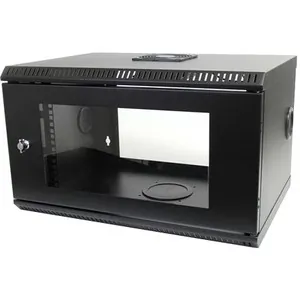 STARTECH RK619WALL — 6U 19" Wallmount Server Rack Cabinet Acrylic Door - Securely wall-mount network and telecom equipment to the wall with this lockable 6U wall mount cabinet - wall mount server rack - wall mount server cabinet - 12u server rack -19" server rack