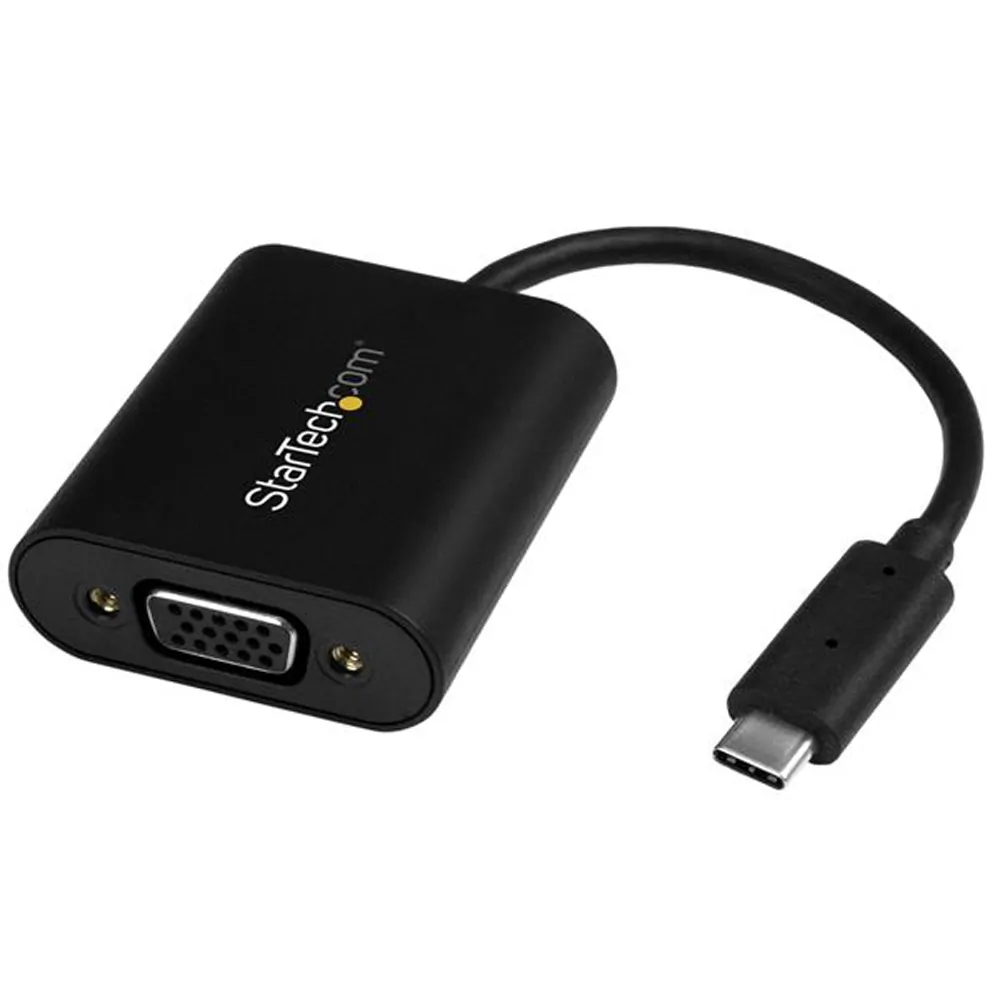 STARTECH CDP2VGASA — USE THIS UNIQUE ADAPTER TO PREVENT A USB TYPE-C COMPUTER FROM ENTERING POWER SAV