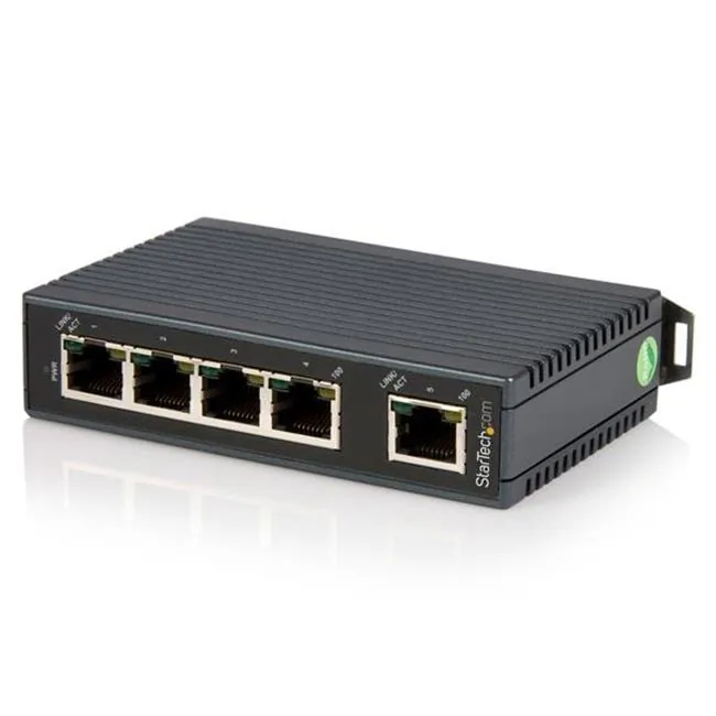 STARTECH IES5102 — EXPAND YOUR NETWORK CONNECTIVITY WITH THIS RUGGED UNMANAGED NETWORK SWITCH - FAS