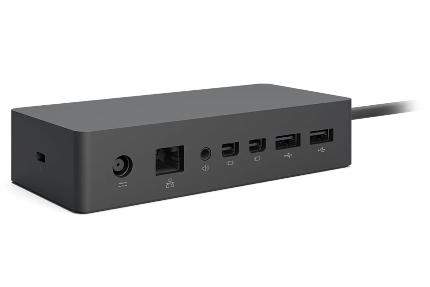 Microsoft PF3-00005 — Microsoft Surface Dock - for Notebook-Tablet PC - USB 3.0 - 4 x USB Ports - 4 x USB 3.0 - Network (RJ-45) - DisplayPort - Audio Line Out - Wired