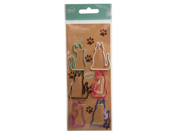 bulk buys MK310 - Adorable Cat-Themed Paper Clips for Office and Home