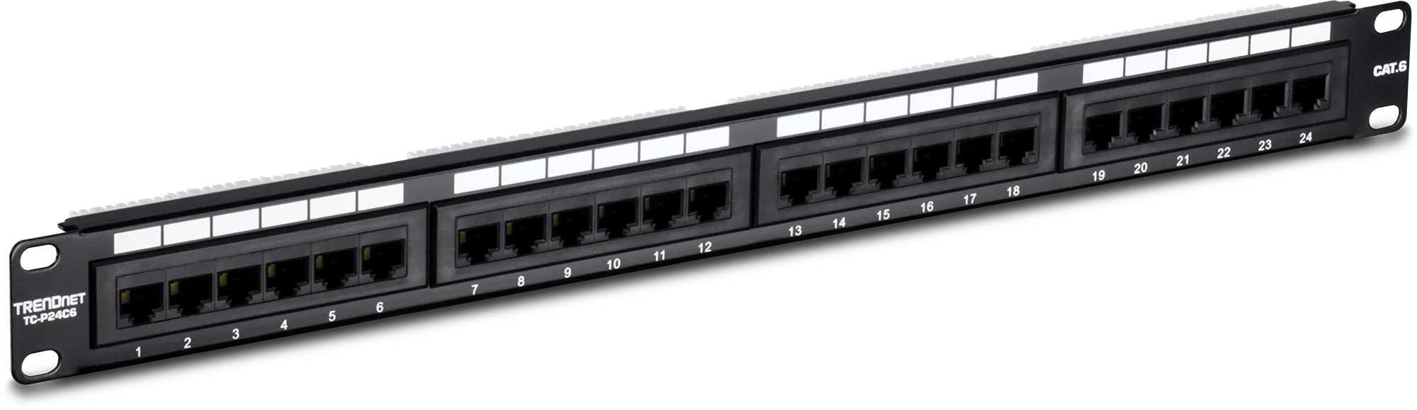 TRENDNET TC-P24C6 — CAT6 24-PORT UNSHIELDED PATCH PANEL