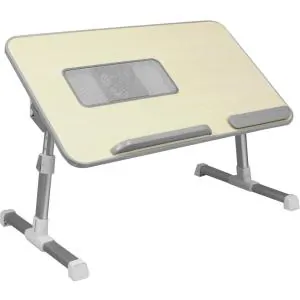 Aluratek ACT01F — Ergonomic Laptop Cooling Table Gray