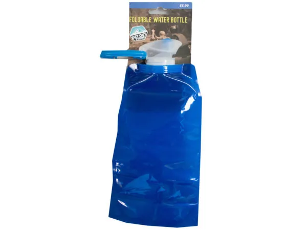 bulk buys GW691 - Eco-Friendly 20 oz. Foldable Water Bottle - BPA Free