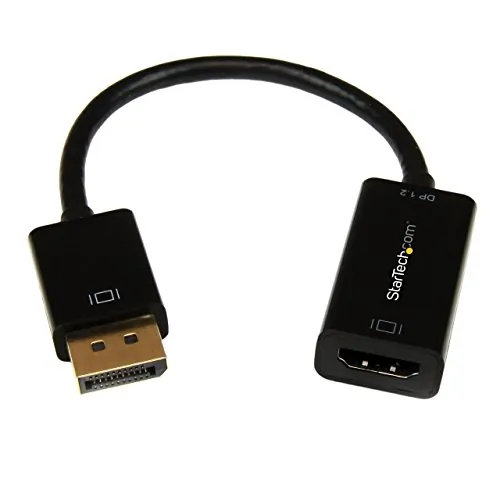 STARTECH DP2HDMM3MB — 10FT/3M PASSIVE DISPLAYPORT TO HDMI CABLE CONVERTER - 4K 30HZ/1080P/7.1 AUDIO/HD