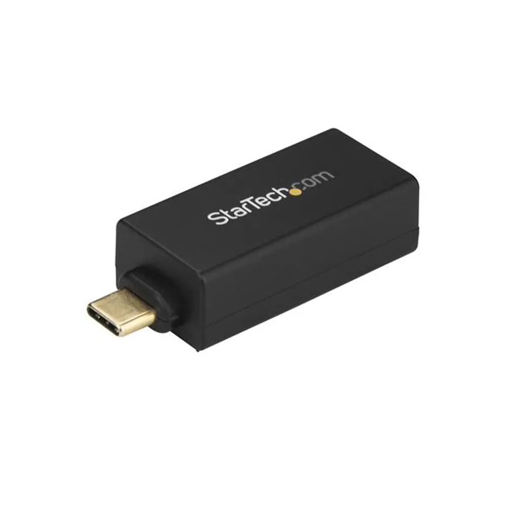 STARTECH US1GC30DB — USB C TO GIGABIT ETHERNET ADAPTER SECURELY CONNECTS TO WIRED NETWORK/LAN W/RJ45