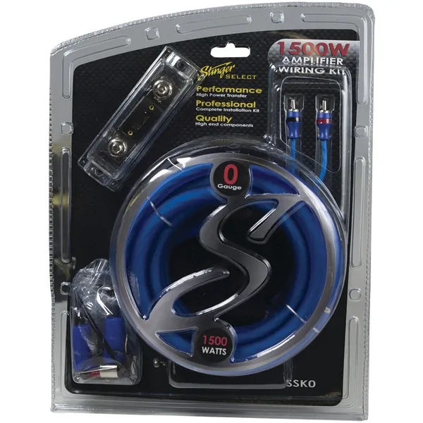 STINGER SSK0 — Stinger(R) SSK0 Select Wiring Kit with Ultra-Flexible Copper-Clad Aluminum Cables (0 Gauge)