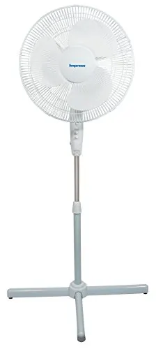 IMPRESS IM-716W — Impress Handi-Fan 16 Inch Oscillating Stand Fan in White