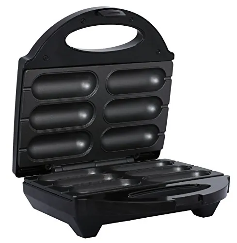 Brentwood TS-601S — Brentwood TS-601S Non-Stick 6 Mini Corn Dog Maker, Stainless Steel