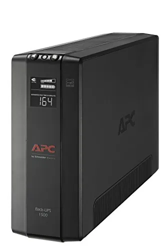 APC - Schneider Electric BX1500M — APC Back UPS Pro, BX1500M, BX 1500VA, 8 Outlets, AVR, LCD interface