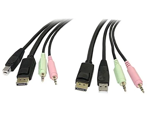 4IN1 USB DISPLAYPORT KVM SWITCH CABLE