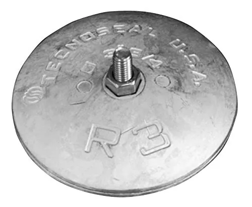 Tecnoseal R3AL — Tecnoseal R3AL Rudder Anode - Aluminum - 3-3/4" Diameter