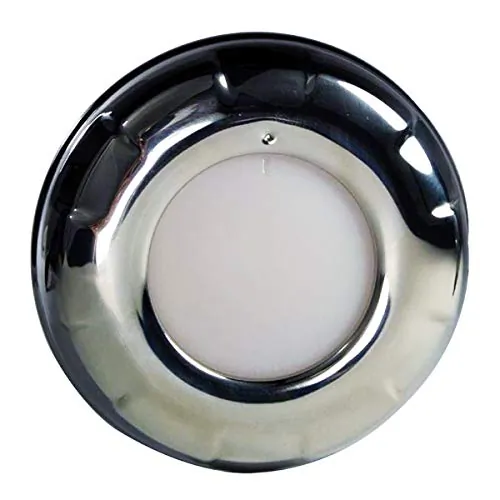 Lumitec 101138 — Lumitec Aurora LED Dome Light - Polished SS - White/Blue
