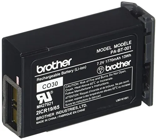 Brother PA-BT-001-B — RECHARGEABLE LI-ION BATTERY, RJ-3050
