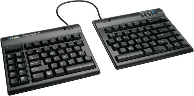 KINESIS KB800PB-US-20 — Kinesis Freestyle2 Ergonomic Keyboard for PC - 20 Inch