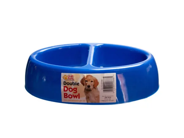 bulk buys DI691 - Double-Sided Dog Bowl for Convenient Feeding