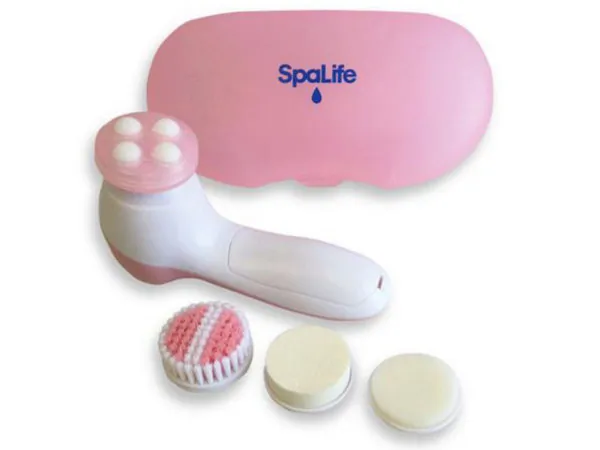 bulk buys UU918 - Spa Life 4-in-1 Skin Care Set with Battery-Operated Brush