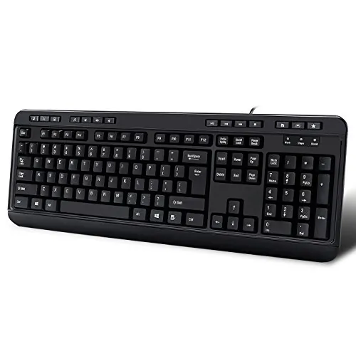 Adesso AKB-132HB — ADESSO DESKTOP MULTIMEDIA USB KEYBOARD WITH BUILTIN 3 PORTS USB HUB CONVENIENT