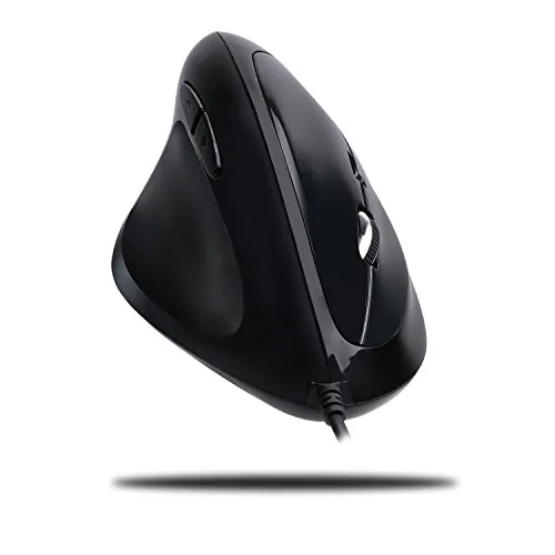 Adesso IMOUSEE7 — ADESSO LEFT-HANDED USB VERTICAL ERGONOMIC GAMING MOUSE WITH PROGRAMMABLE DRIVER