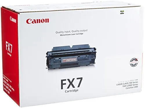 CANON 7621A001 — Canon FX-7 Toner Cartridge - Laser - 4500 Pages - Black - 1 Each