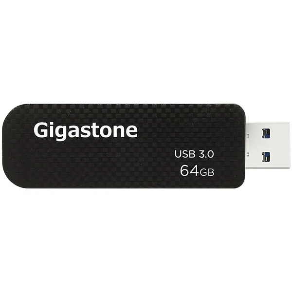 GIGASTONE PEGIGSU364GSLB — Gigastone GS-U364GSLBL-R USB 3.0 Flash Drive (64GB)