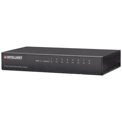 Intellinet 523318 - 8-Port 10100 Mbps Desktop Ethernet Switch