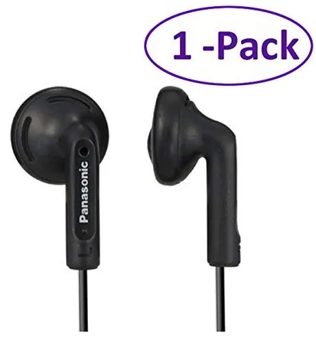 PANASONIC RP-HV096-K — Panasonic RP-HV096 Earphone - Stereo - Black - Mini-phone - Wired - 17 Ohm - 20 Hz 20 kHz - Nickel Plated - Earbud - Binaural - Open - 3.94 ft Cable