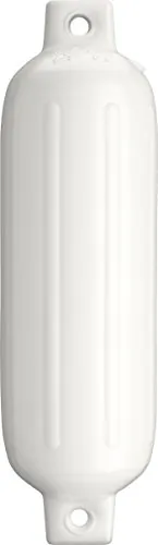 Polyform NWCWR-36796 — Polyform G-4 Twin Eye Fender 6.5" x 22" White w/Adapter