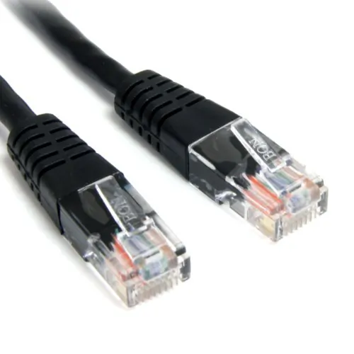 STARTECH M45PATCH2BK — PATCH CABLE - UNSHIELDED TWISTED PAIR (UTP) - MALE LEFT GENDER - MALE RIGHT GEND