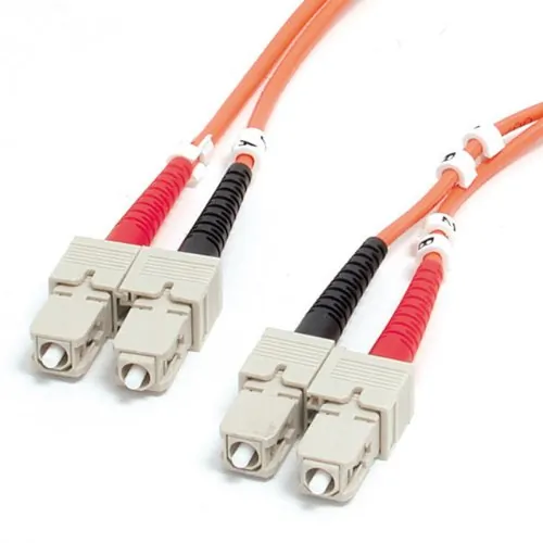 STARTECH FIBSCSC1 — 1M MULTIMODE FIBER PATCH CABLE SC-SC