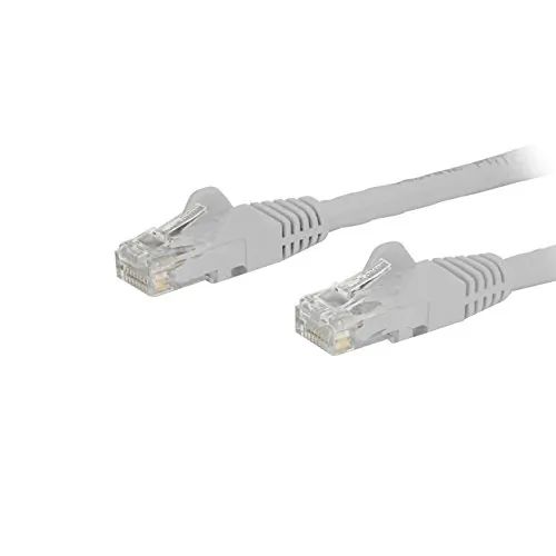 STARTECH N6PATCH6WH — 6FT CAT6 ETHERNET CABLE WHITE 100W POE