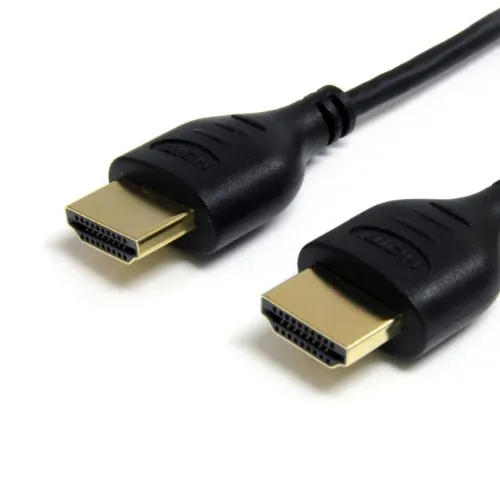 STARTECH HDMIMM6HSS — 6FT/1.8M SLIM HDMI CABLE WITH ETHERNET; 4K (3840X2160P 30HZ)/FULL HD 1080P/10.2