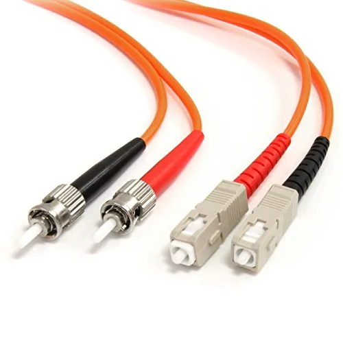STARTECH FIBSTSC2 — 2M MULTIMODE FIBER PATCH CABLE ST - SC