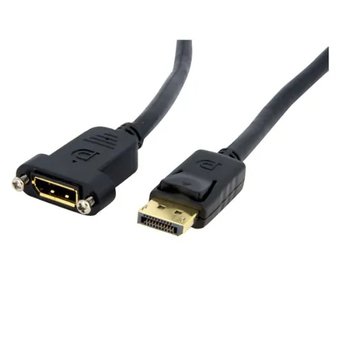 STARTECH DPPNLFM3 — 3FT PANEL MOUNT DISPLAYPORT CABLE (MALE TO FEMALE); 4K X 2K VIDEO (3840X2400P 60