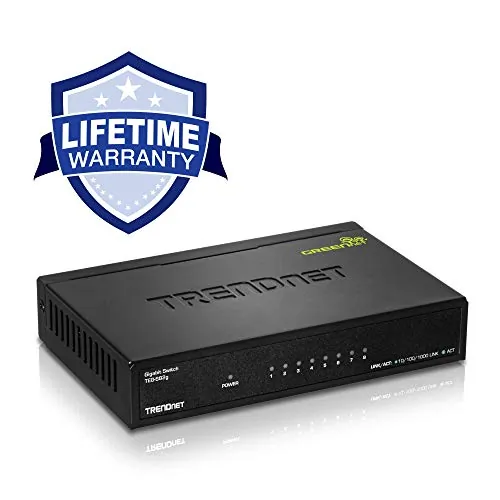 TRENDNET TEG-S82G — 8-PORT GIGABIT GREENNET SWITCH /W METAL CASE