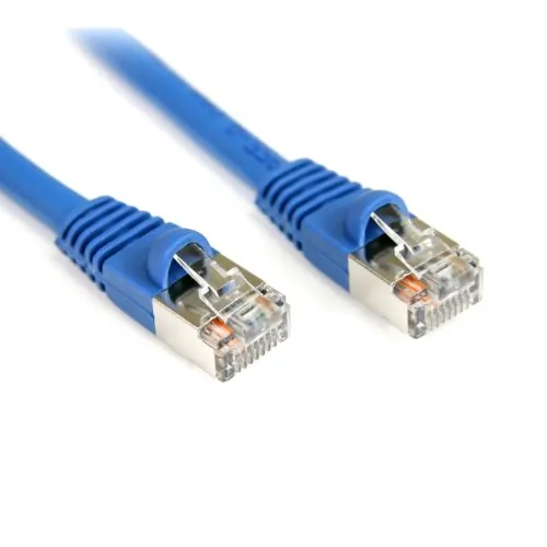 STARTECH S45PATCH25BL — MAKE FAST ETHERNET NETWORK CONNECTIONS USING THIS HIGH QUALITY SHIELDED CAT5E CA