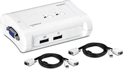 TRENDNET TK-207K — 2-PORT USB KVM SWITCH KIT (INCLUDE 2 X KVM CABLES)