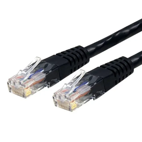 STARTECH C6PATCH7BK — 7FT BLACK CAT6 ETHERNET CABLE DELIVERS MULTI GIGABIT 1/2.5/5GBPS & 10GBPS UP TO