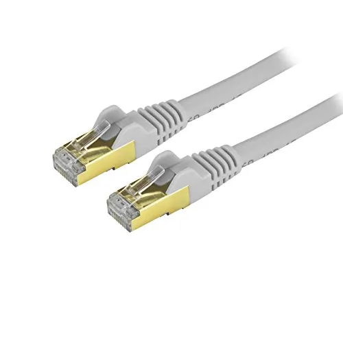 STARTECH C6ASPAT9GR — CAT6A ETHERNET CABLE DELIVERS 10 GIGABIT CONNECTION FREE OF NOISE & EMI/RFI INTE