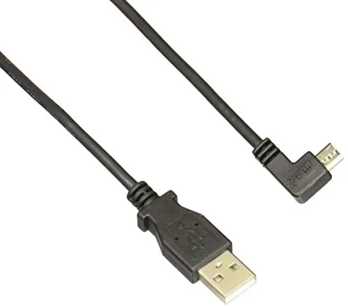 STARTECH USBAUB1MLA — CHARGE POWER-HUNGRY MOBILE DEVICES WITH THIS 24AWG MICRO-USB CABLE - 1M LEFT ANG