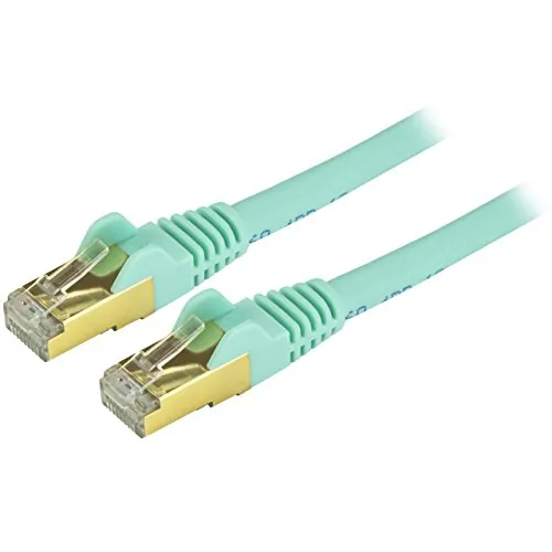 STARTECH C6ASPAT7AQ — CAT6A ETHERNET CABLE DELIVERS 10 GIGABIT CONNECTION FREE OF NOISE & EMI/RFI INTE